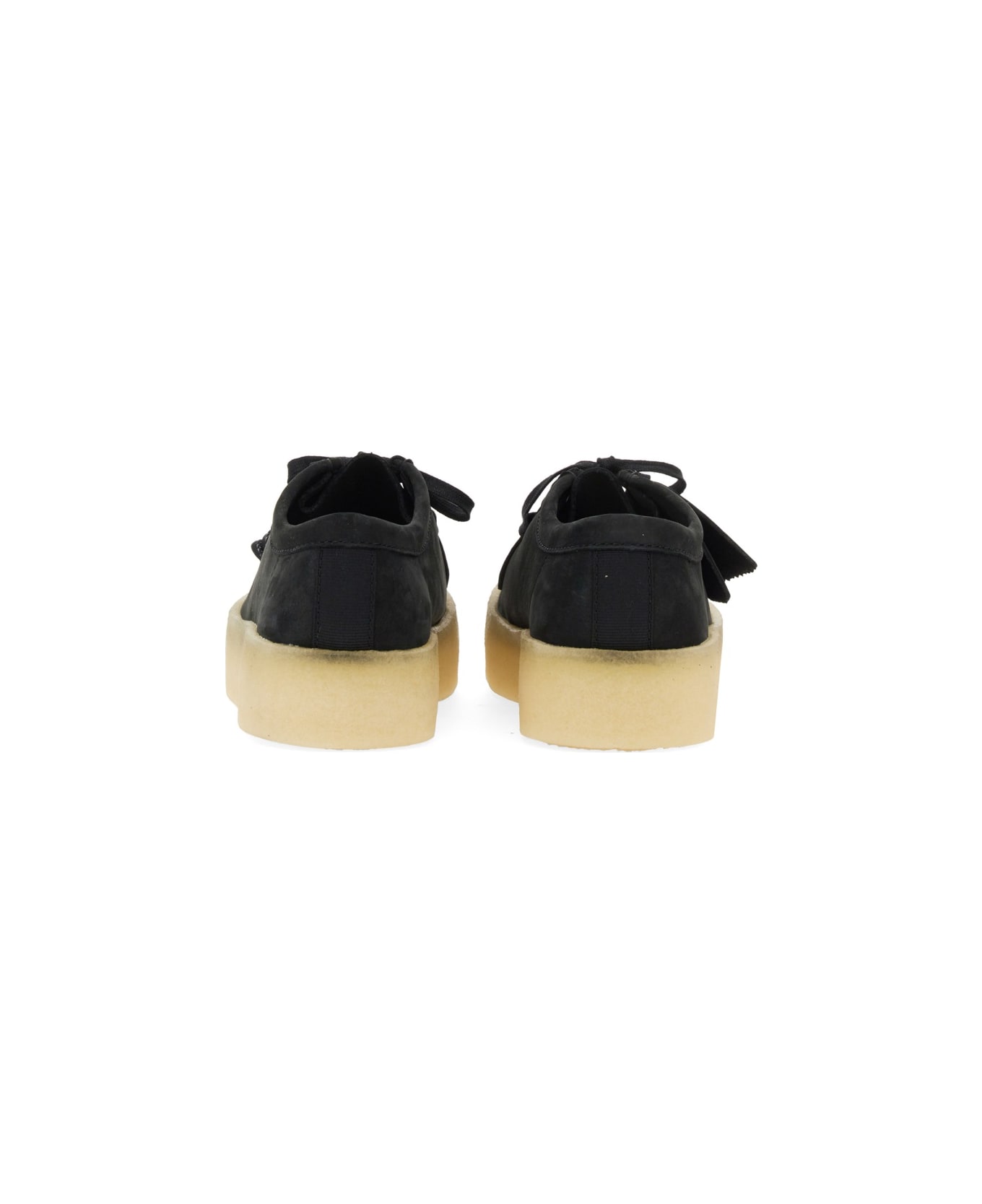 Clarks Moccasin Wallabee Cup - BLACK レースアップシューズ