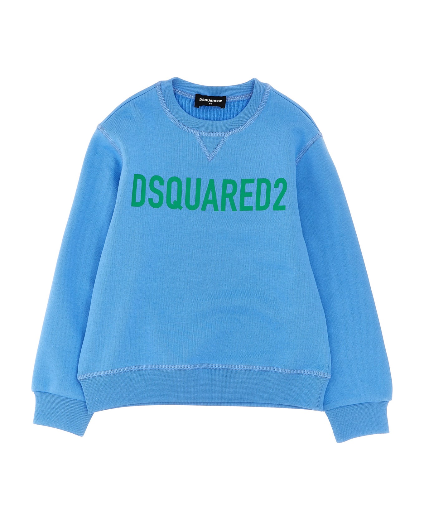 Dsquared2 Logo Print Sweatshirt - Light Blue