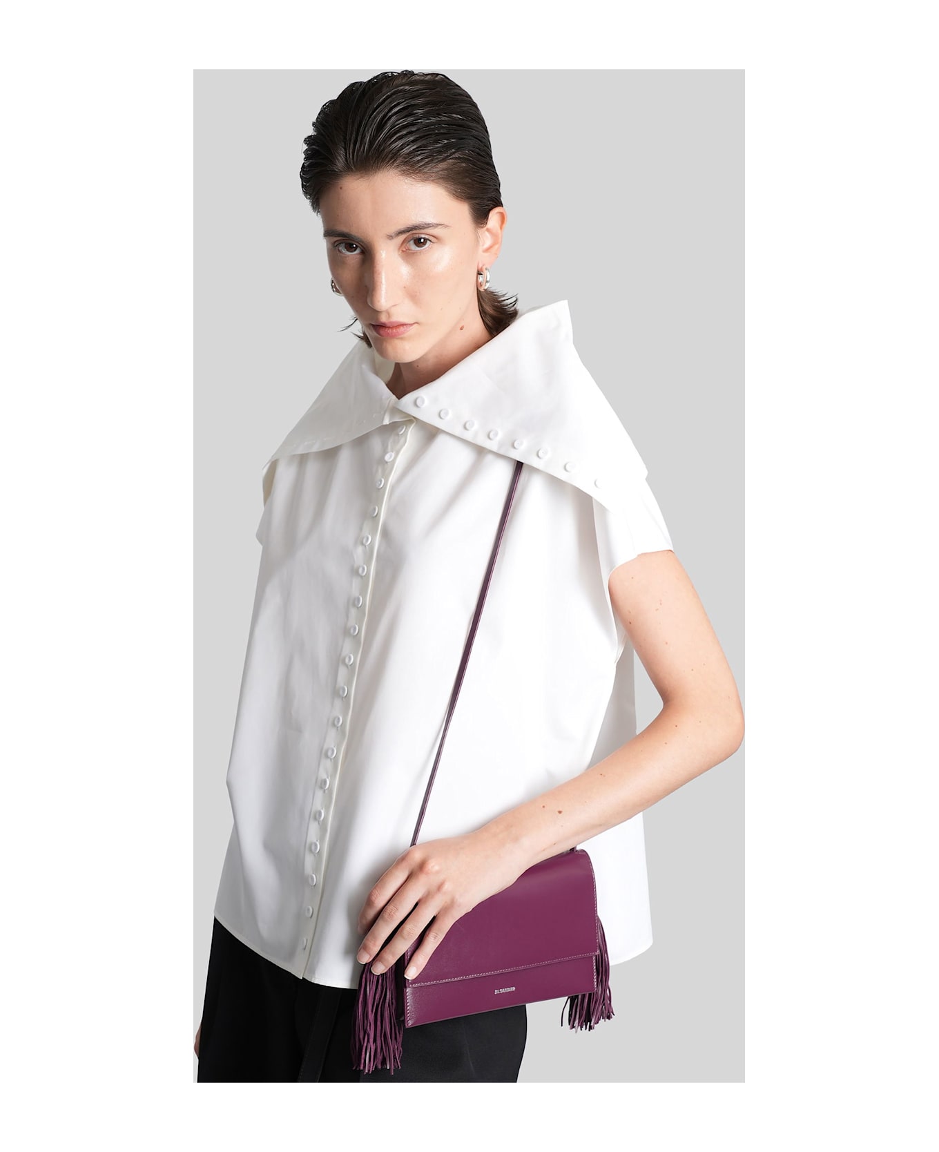 Jil Sander Shirt In White Cotton - white