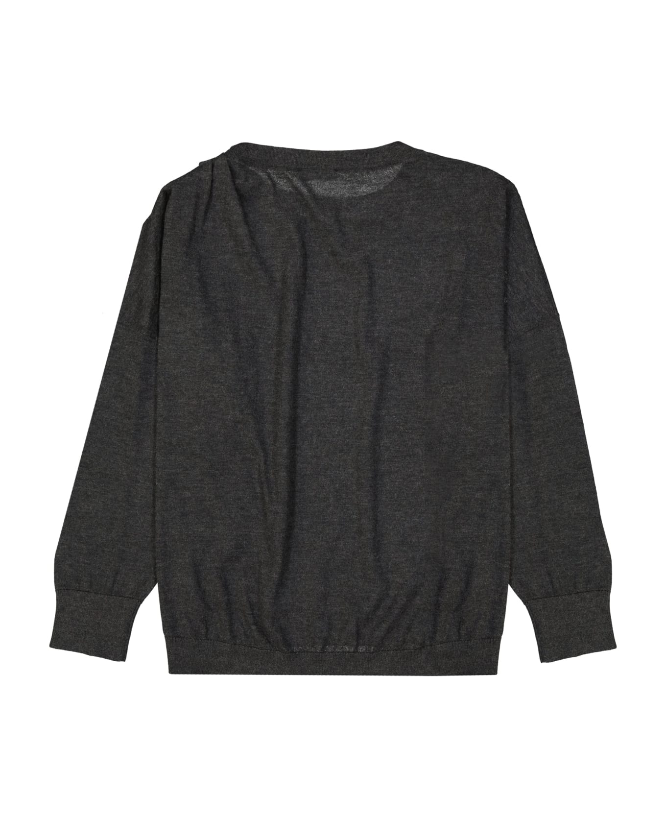 Brunello Cucinelli Cashmere And Silk Sweater - Gray フリース