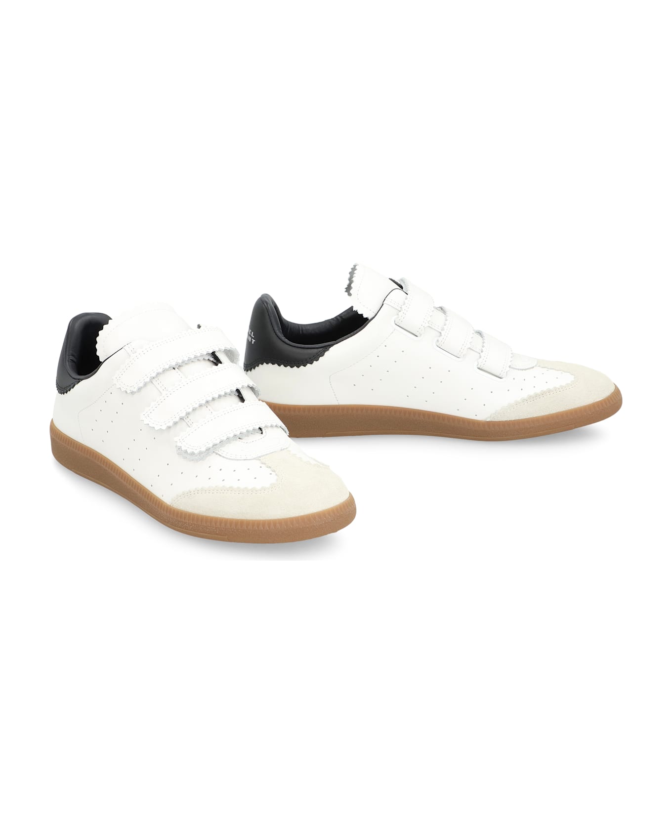 Isabel Marant Beth Leather Low-top Sneakers - White
