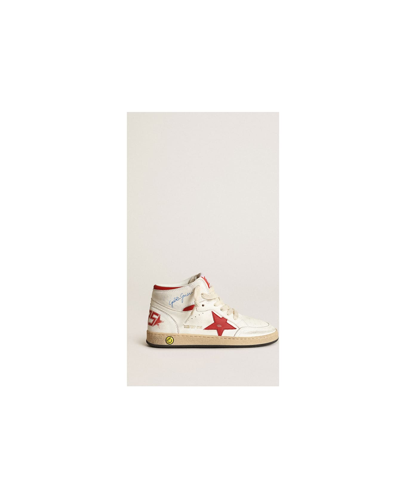Golden Goose Sneakers With Application - White