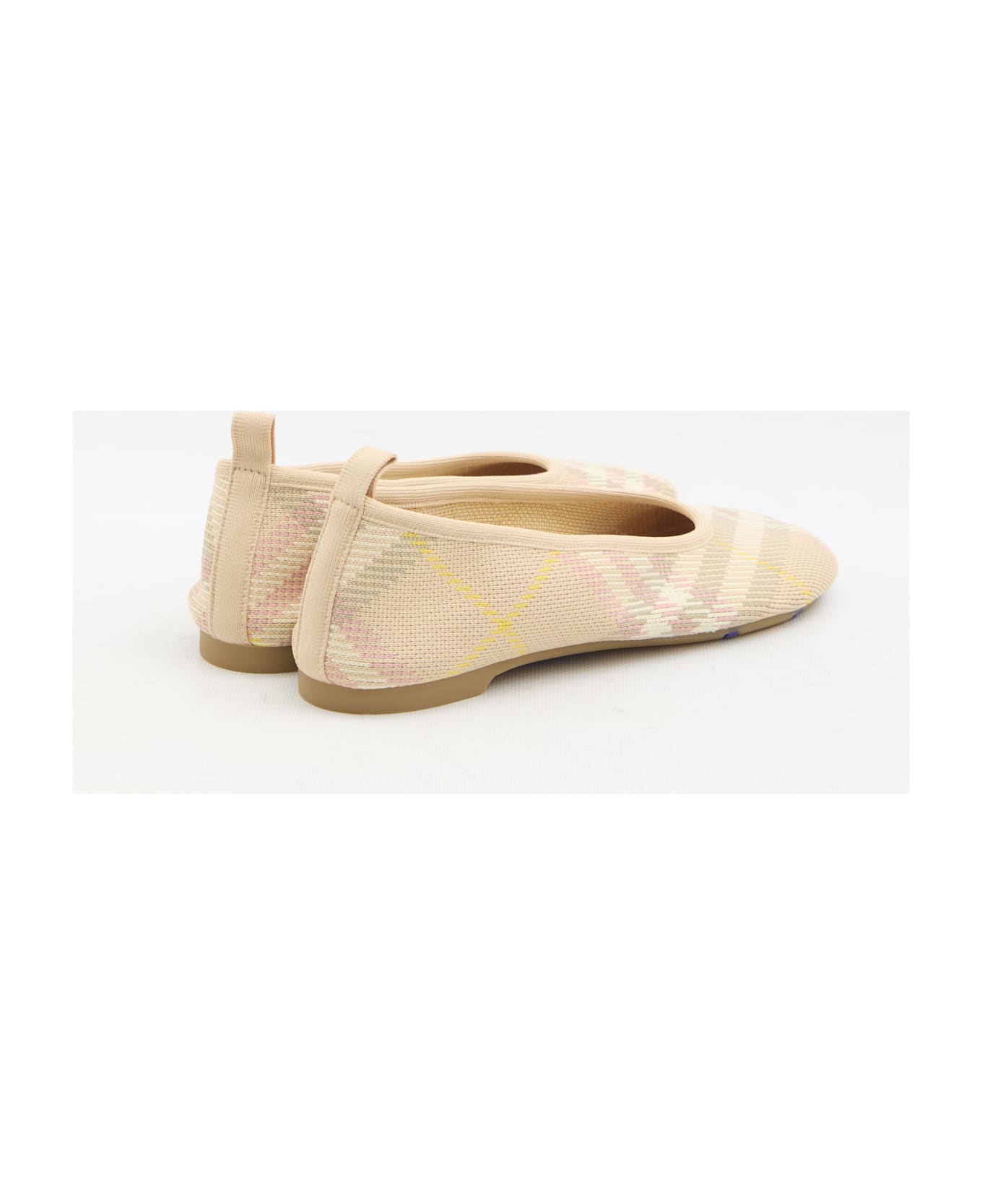 Burberry Check Knit Baby Ballerinas - Teacup Ip Check