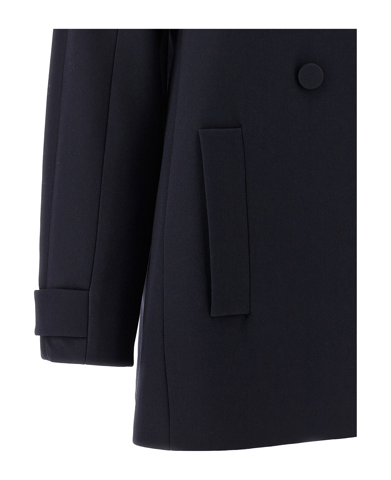 Gucci Trapeze Coat - Blue