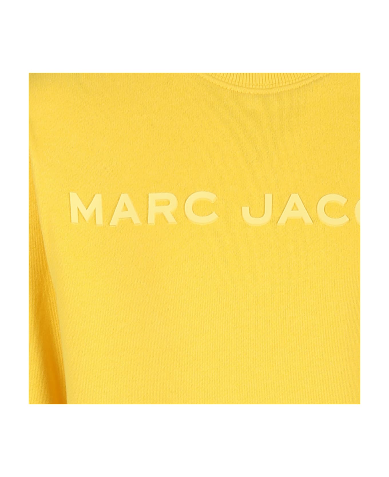 Marc Jacobs Yellow Sweatshirt For Kids With Logo - Yellow