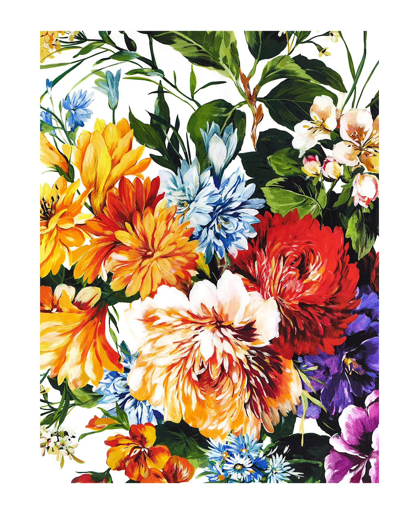 Dolce 
Gabbana Floral Print Scarf - Multicolor
