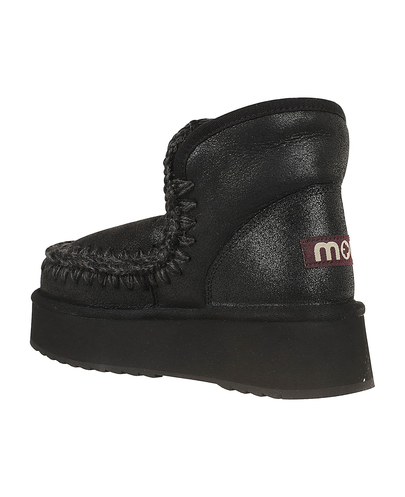 Mou Mini Eskimo Platform Boot - Cbk Black Grey