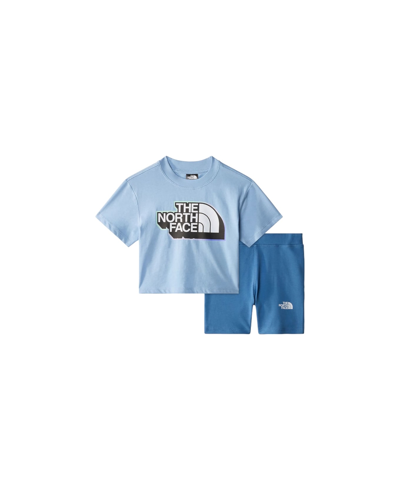 The North Face Kid G Summer Set Steel Blue/indigo Stone - BLUE