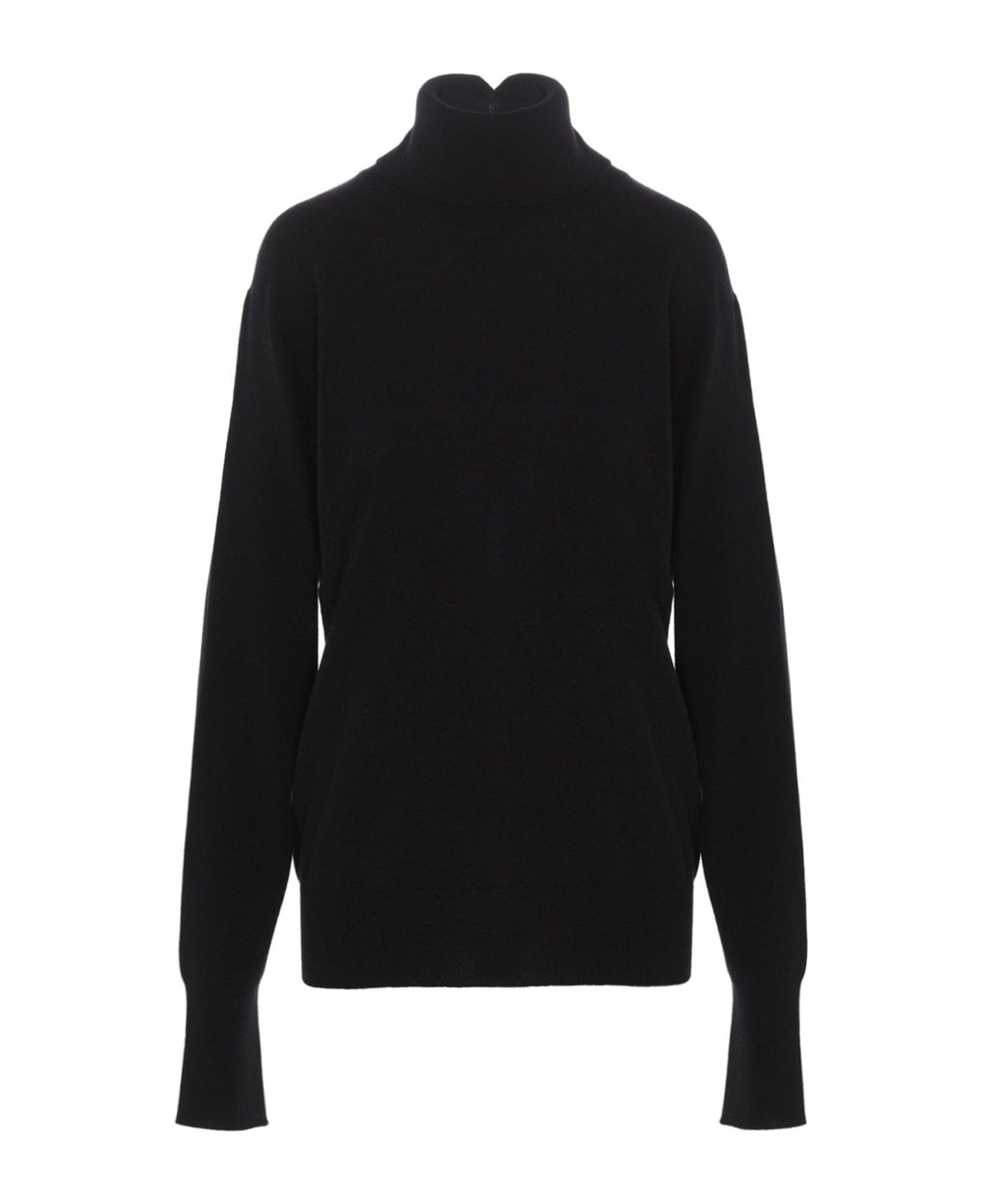 Jil Sander High-neck Plain Knit Sweater