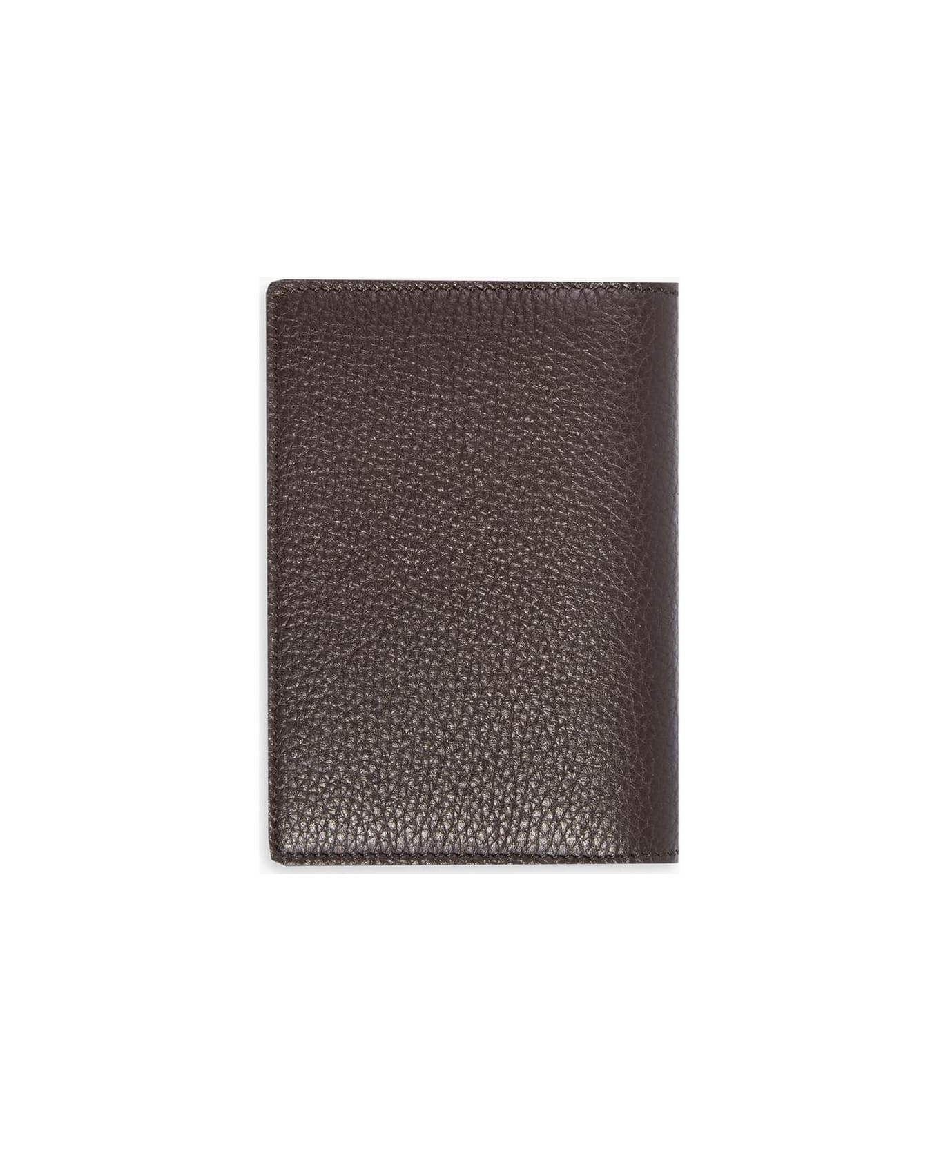Larusmiani Passport Cover 'fiumicino' Wallet - Chocolate