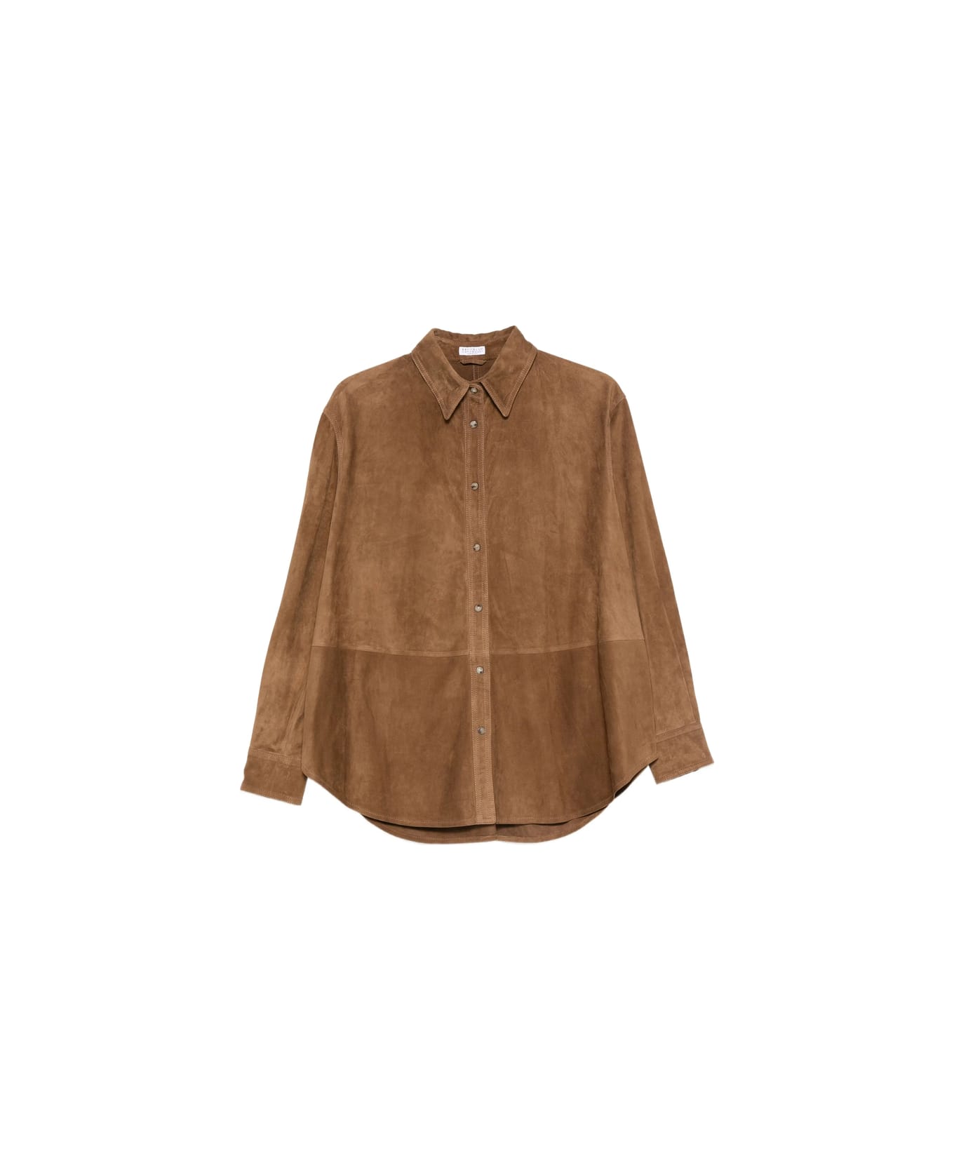 Brunello Cucinelli Leather Outerwear - BROWN
