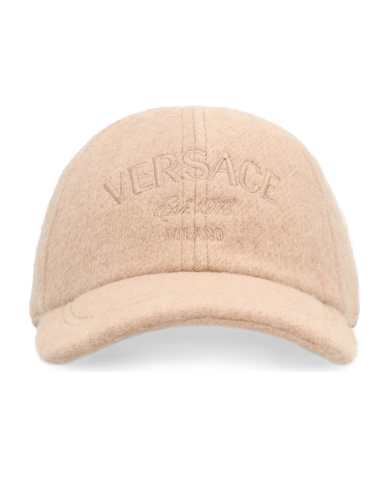 Versace Logo Baseball Cap - Beige