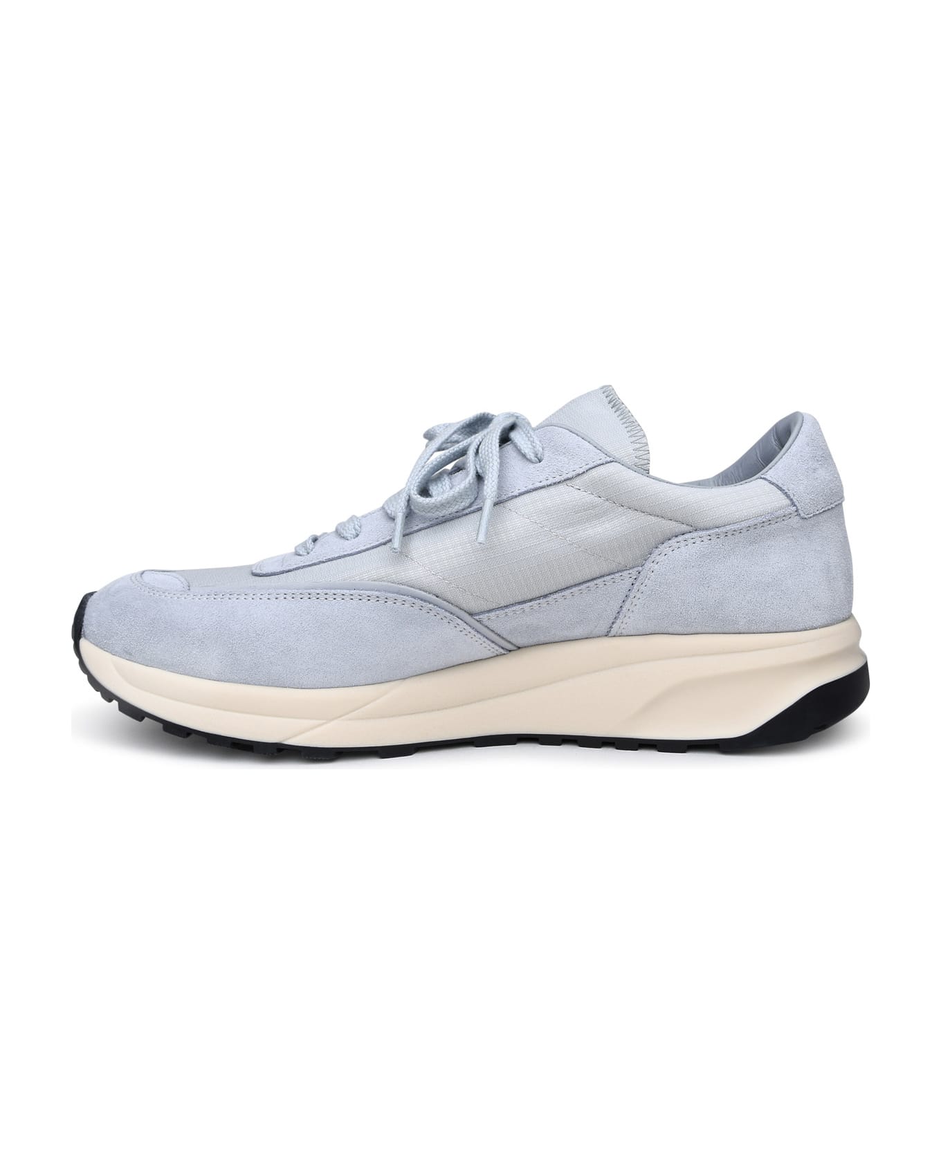 Common Projects Gray Suede Track Sneakers - Grey