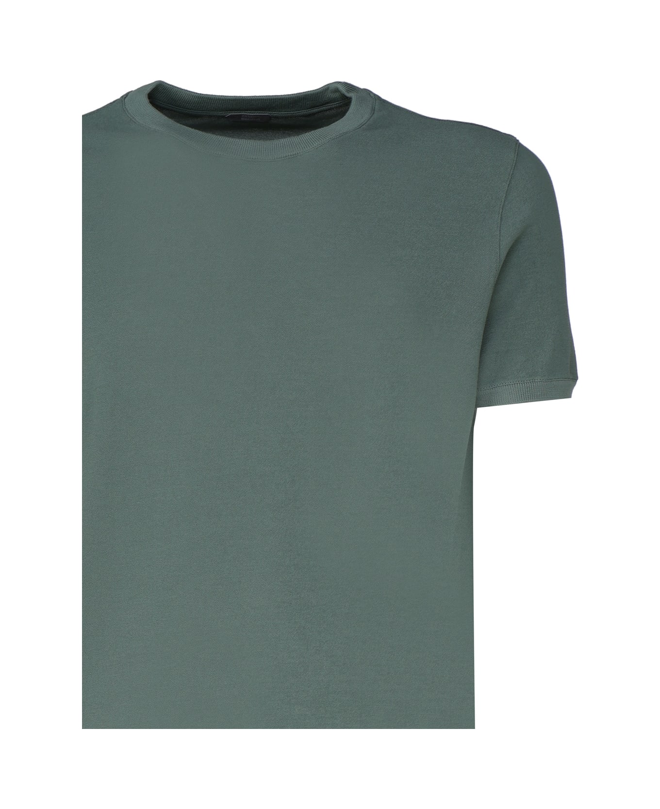 Zanone T-shirt In Cotone - Green
