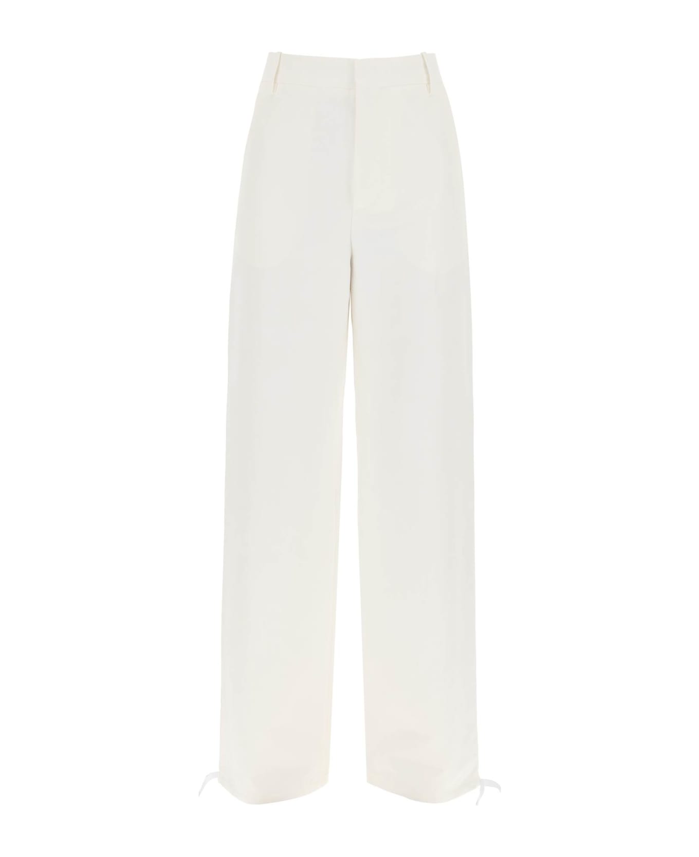Marni Technical Linen Utility Pants - STONE WHITE (White)