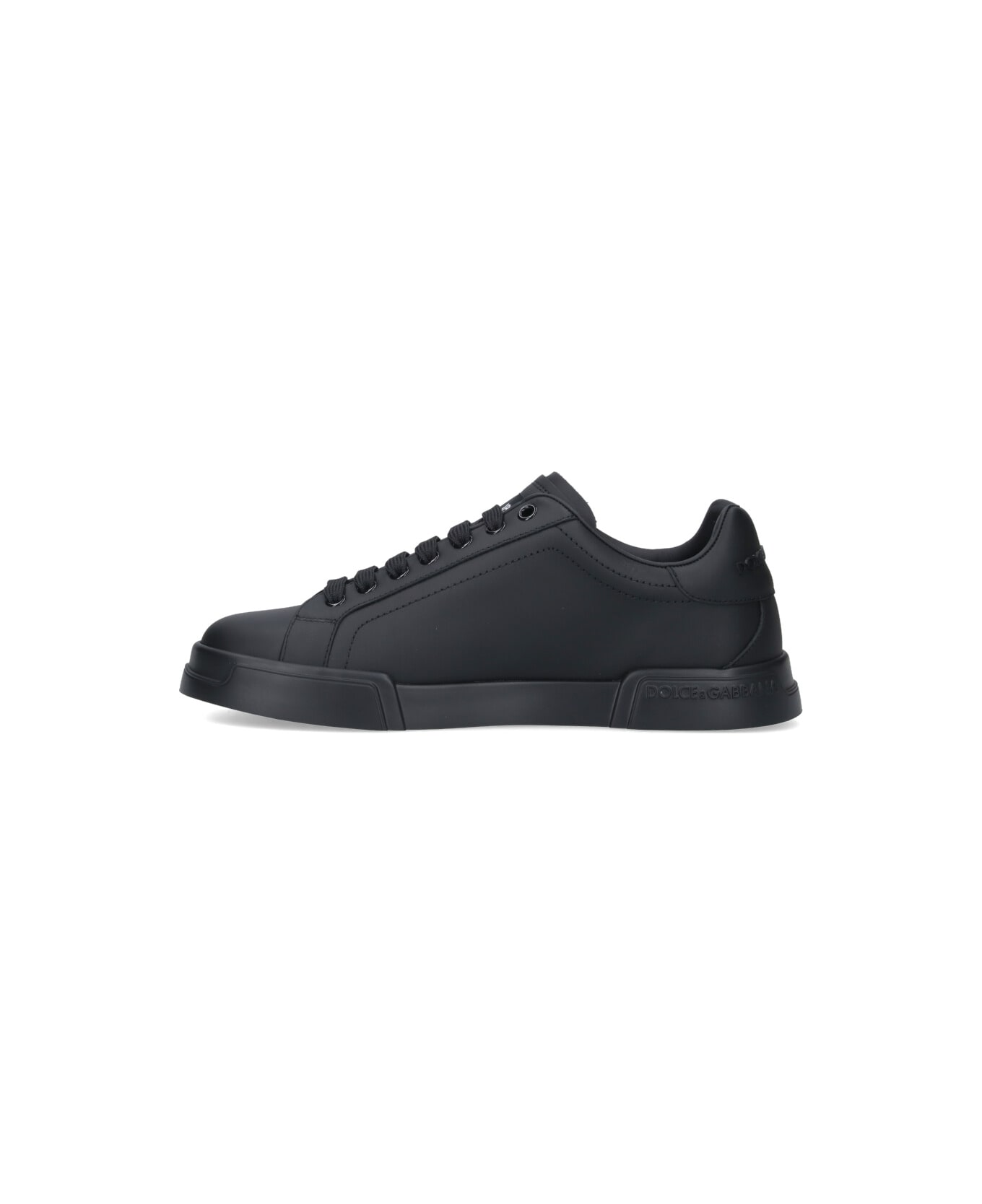 Dolce & Gabbana 'portofino Vintage' Sneakers - BLACK