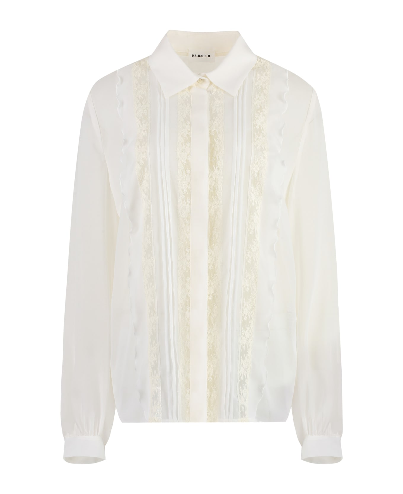Parosh Technical Fabric Shirt - White ブラウス