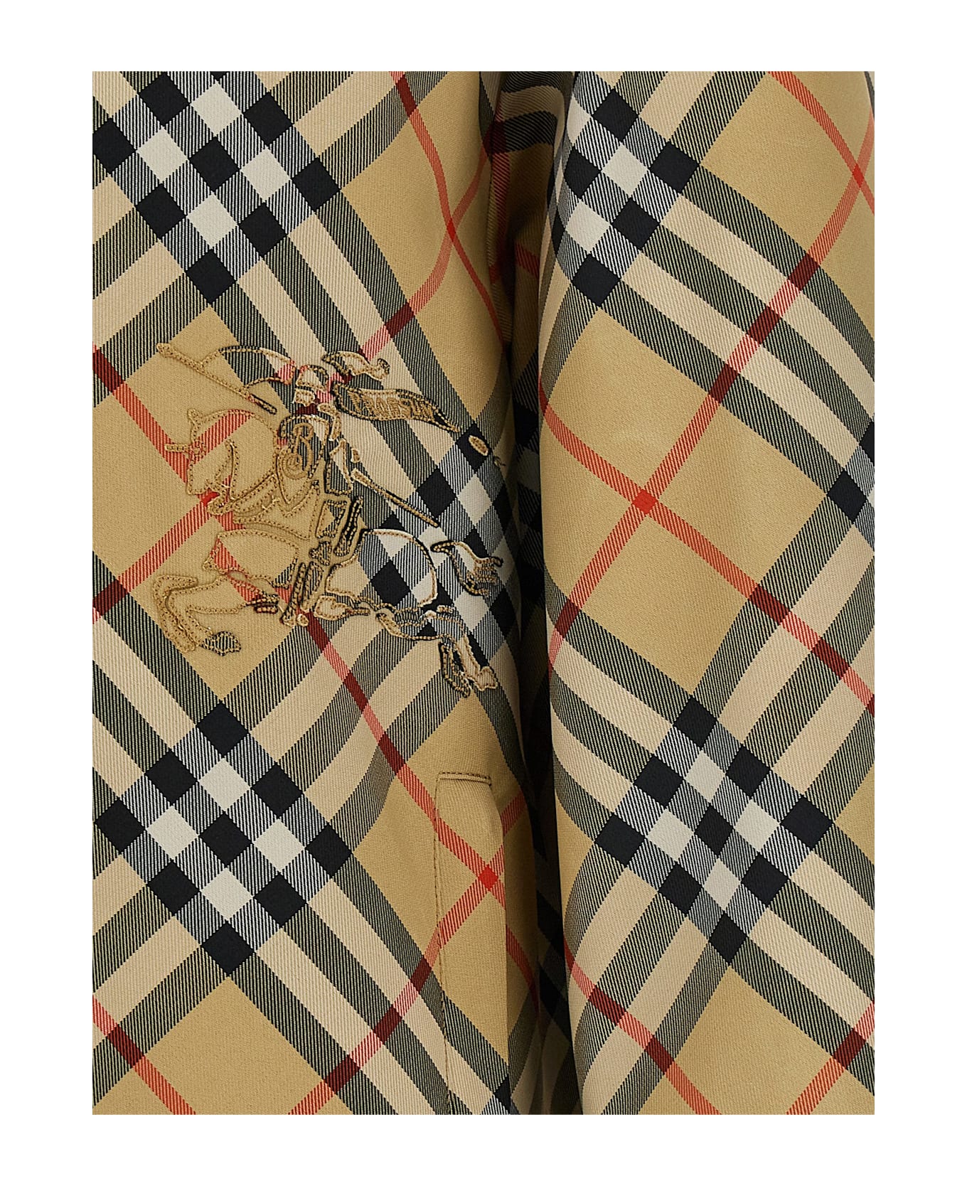 Burberry Check Waterproof Jacket - Beige