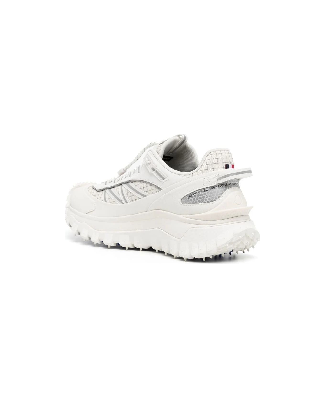 Moncler White Trailgrip Gtx Sneakers - White