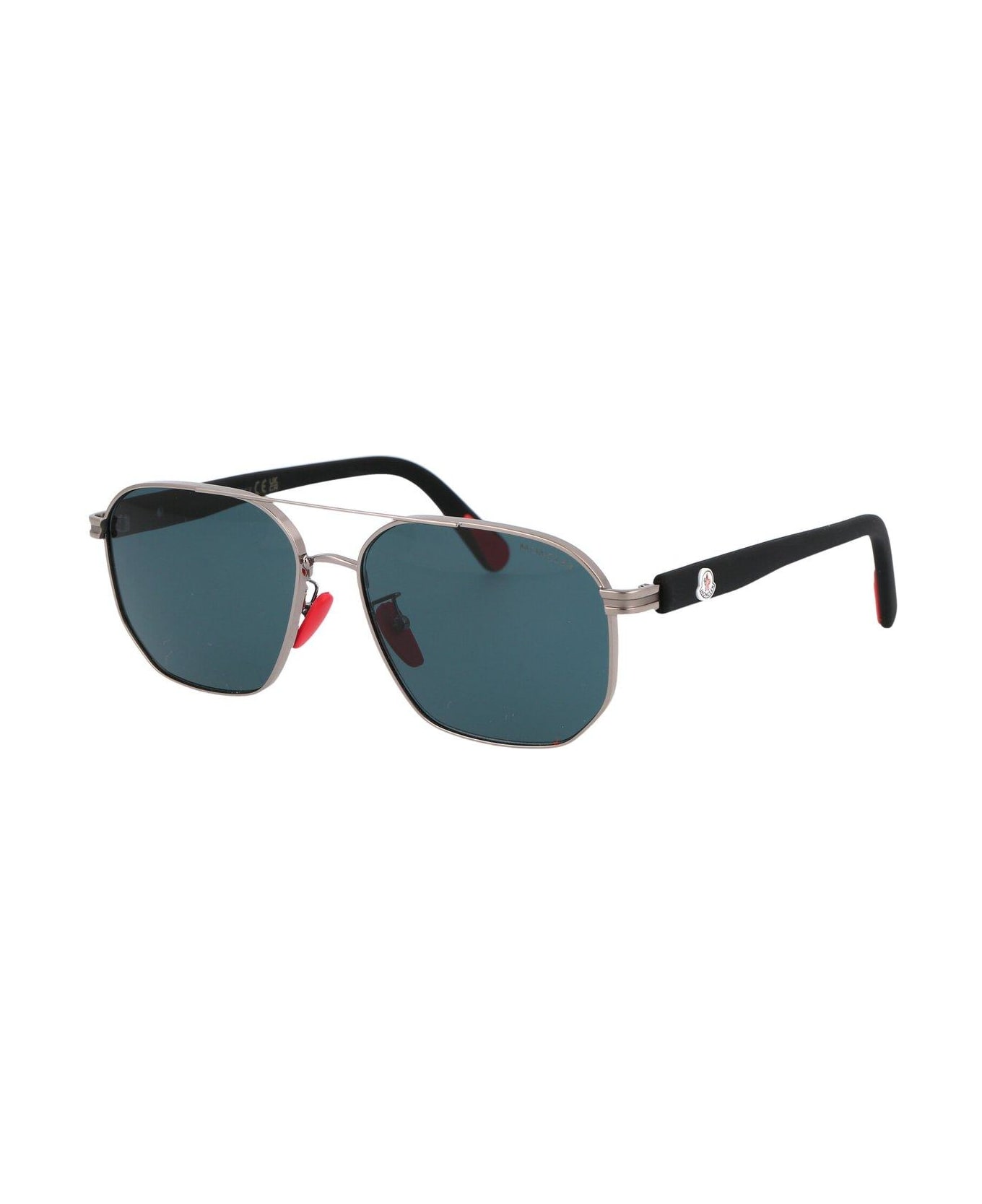 Moncler Eyewear Flaperon Square Frame Sunglasses - 14V サングラス