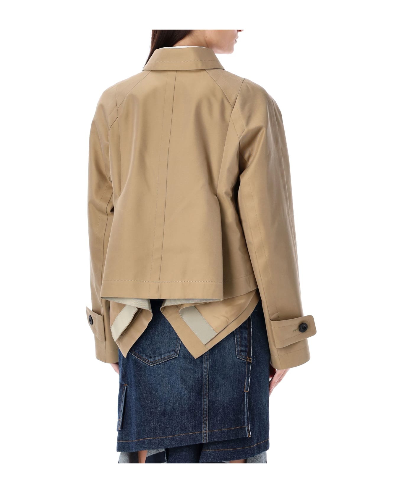 Sacai Cotton Gabardine Jacket - BEIGE