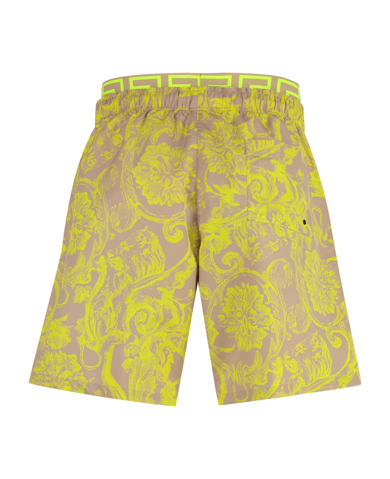 Versace Printed Swim Shorts - Sand 水着