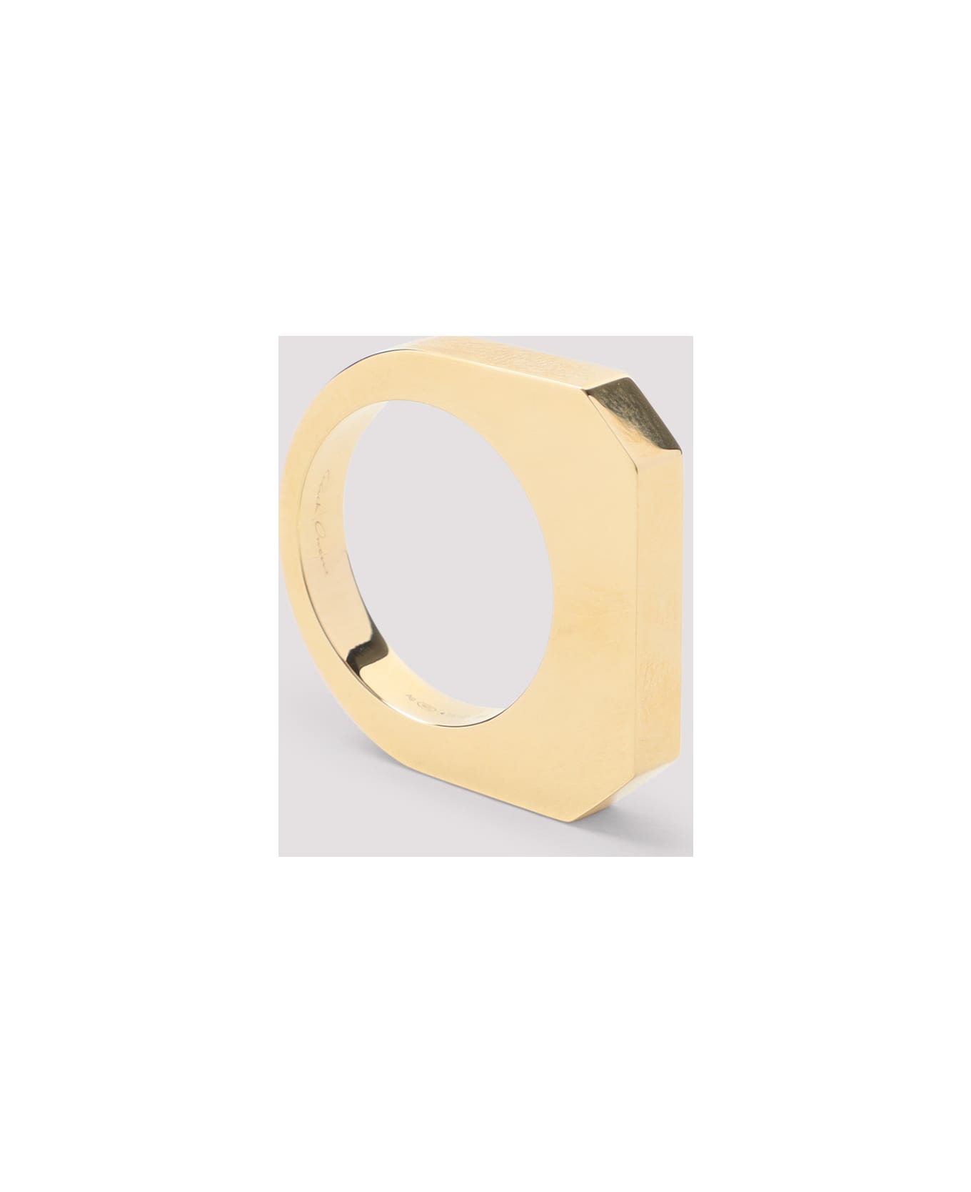 Rick Owens Hollywood Ring - Silver Plated Gold