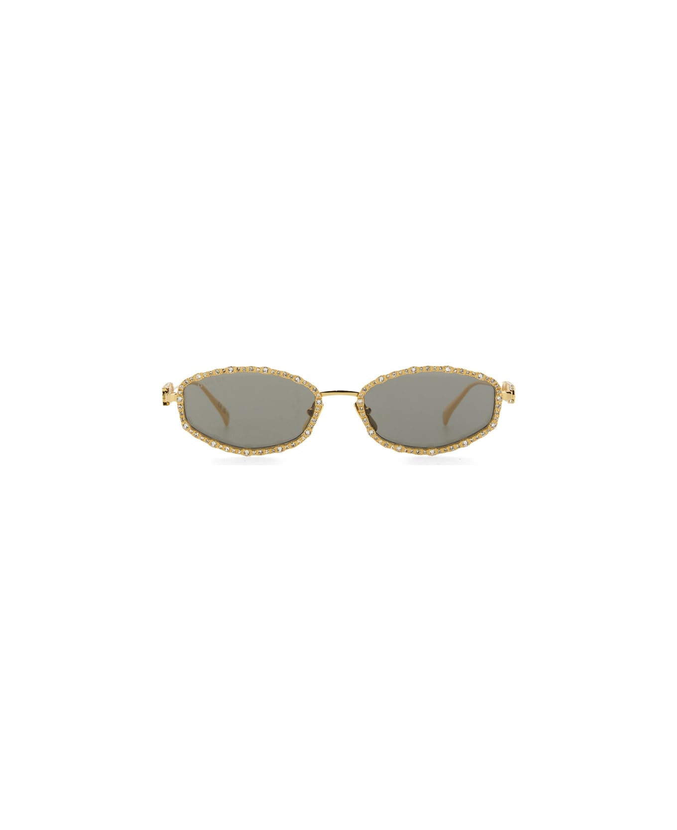 Gucci Oval Sunglasses - GOLD