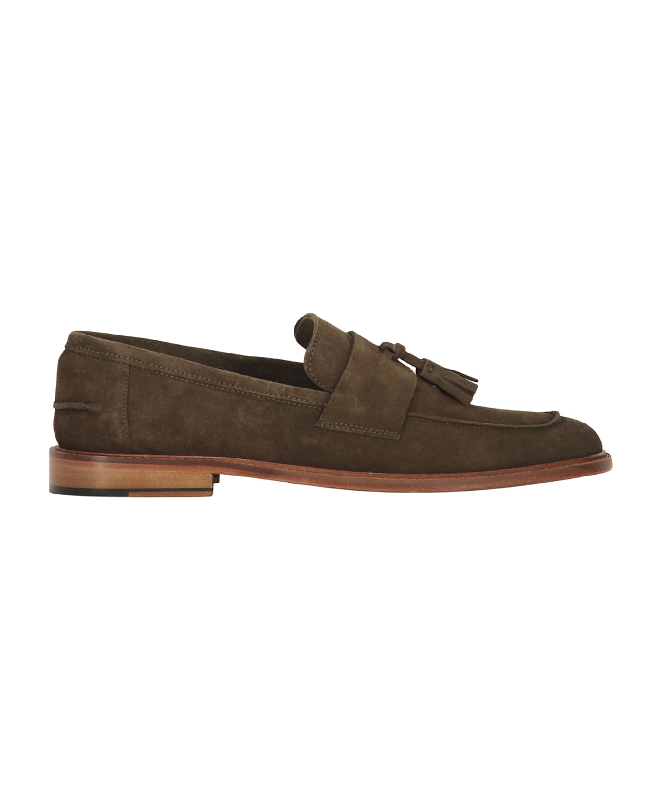 Bruno Magli Calfskin Loafers - brown