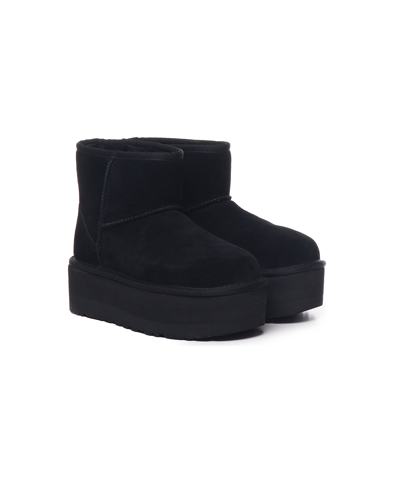 UGG Classic Mini Platform Boots - Black ブーツ