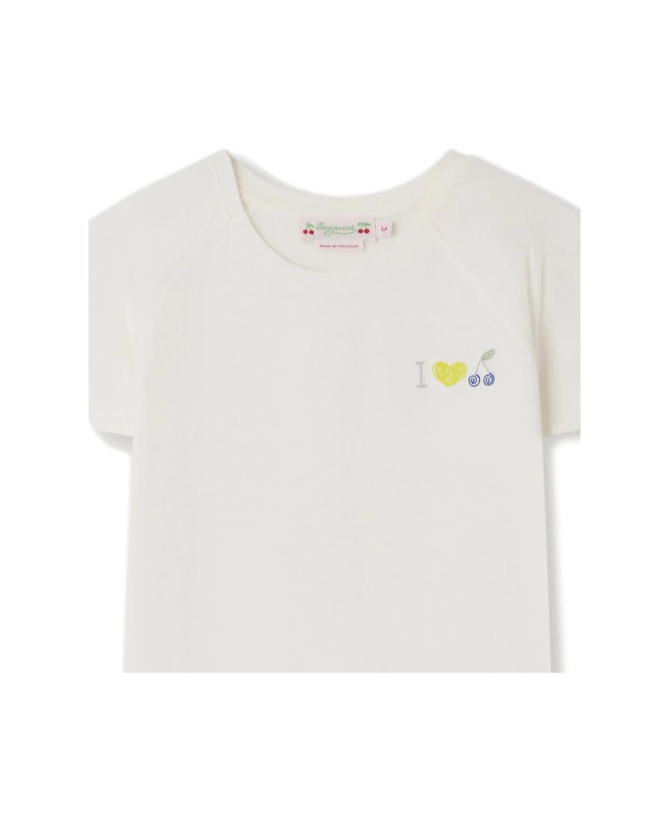 Bonpoint Milk White Asmae T-shirt - White