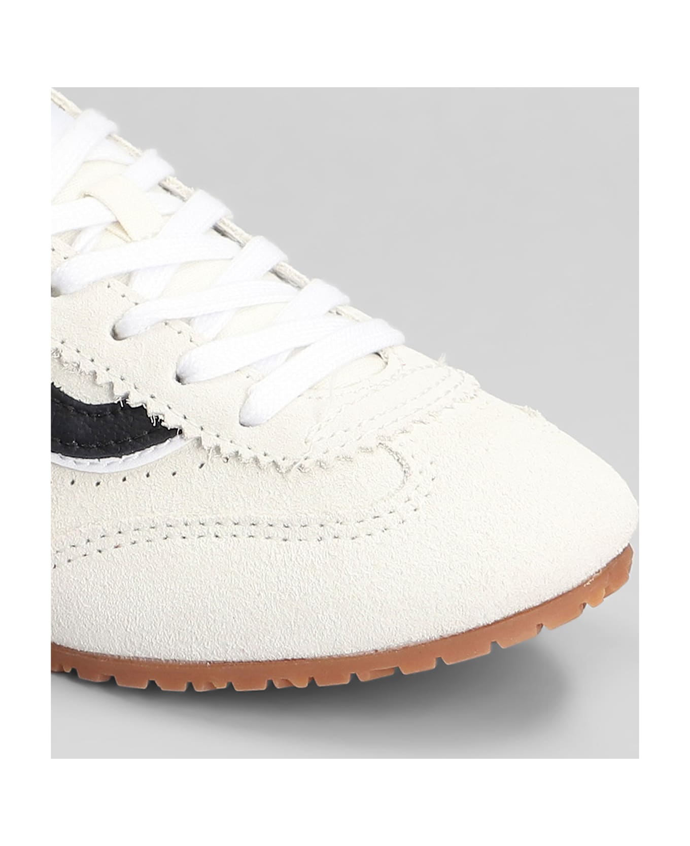 Vans Super Lowpro Sneakers In White Suede - white