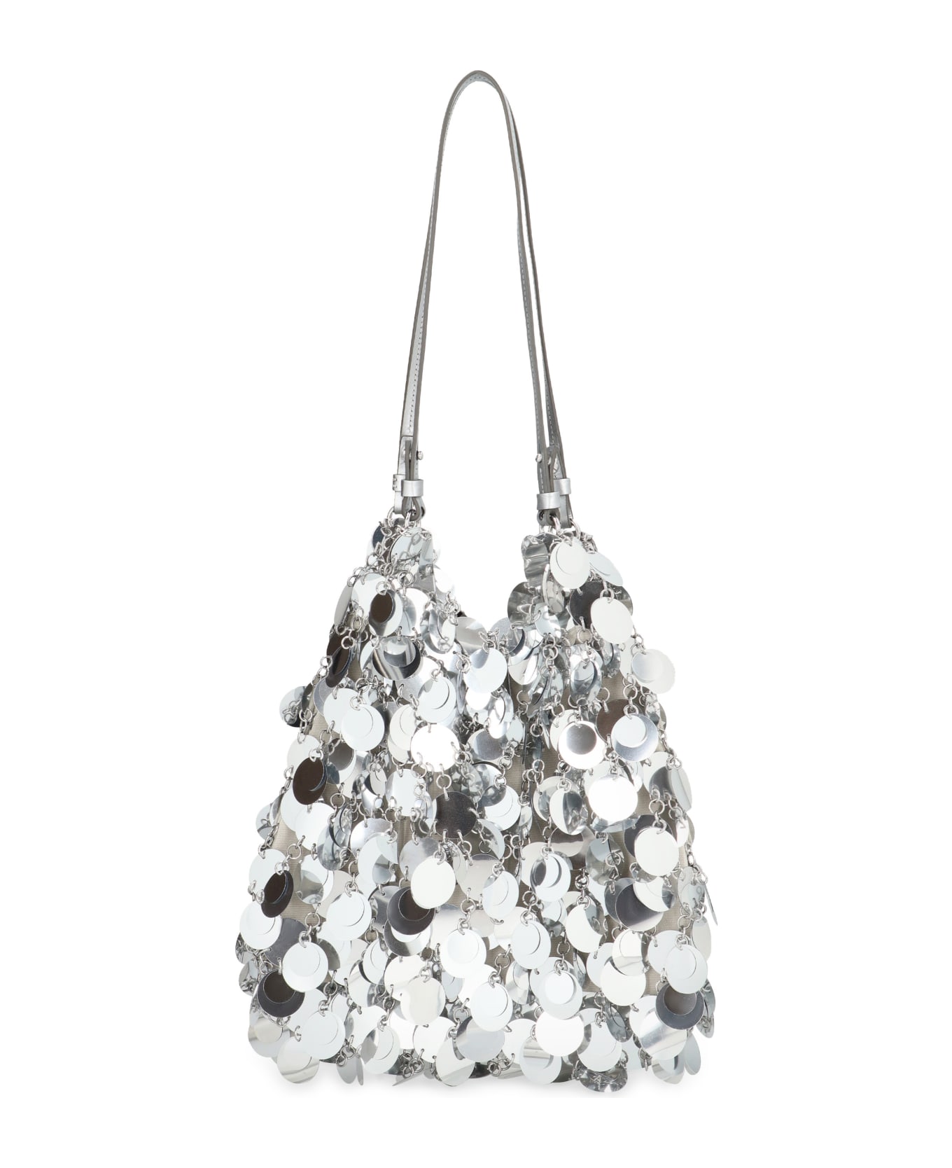 Paco Rabanne Sparkles Tote Bag - Silver トートバッグ