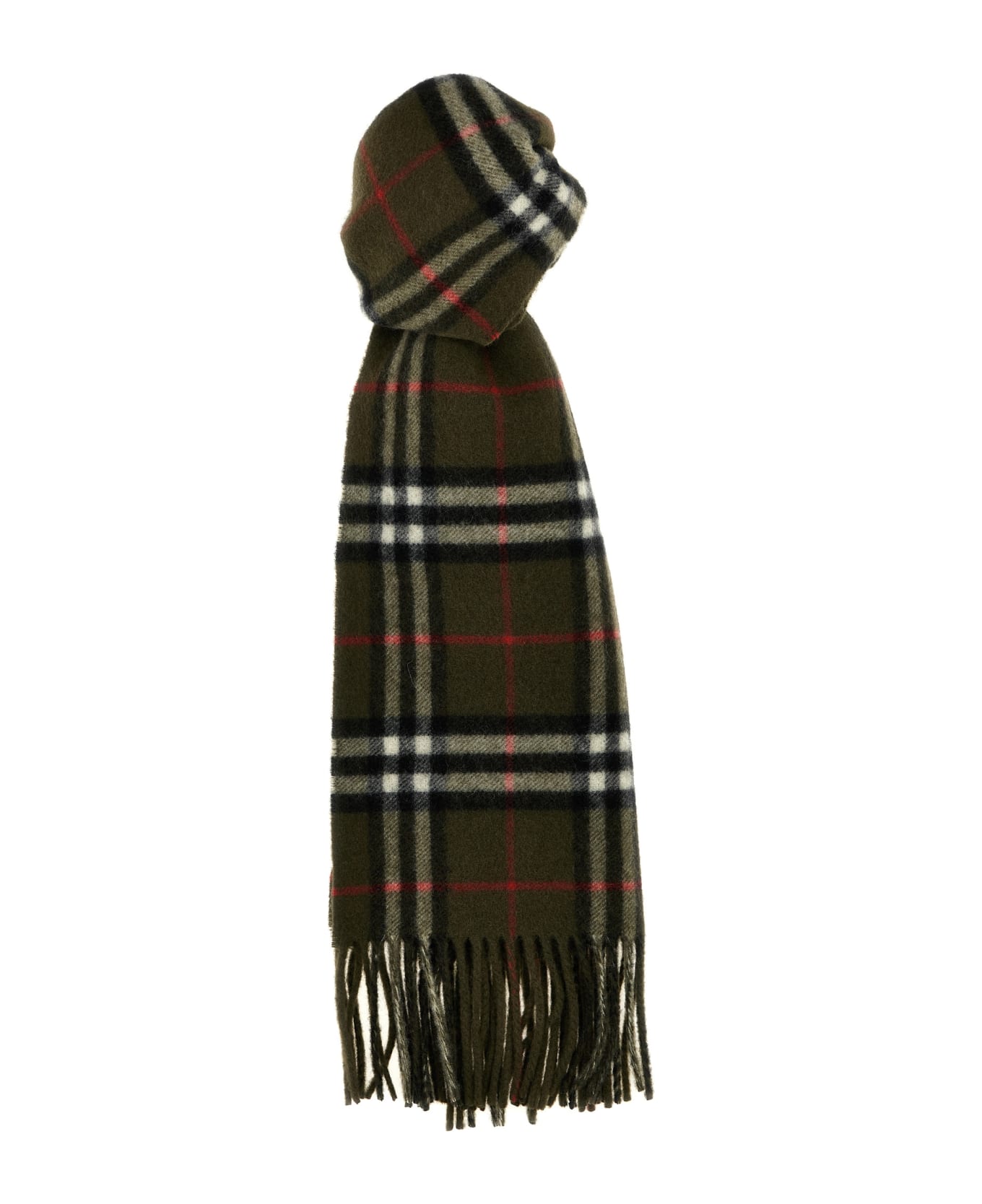 Burberry Check Scarf - Green