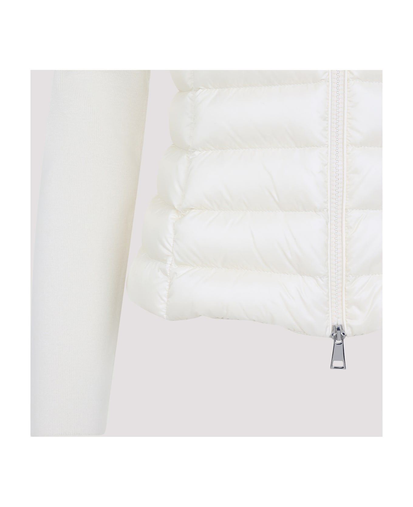 Moncler Virgin Wool Jacket - Natural