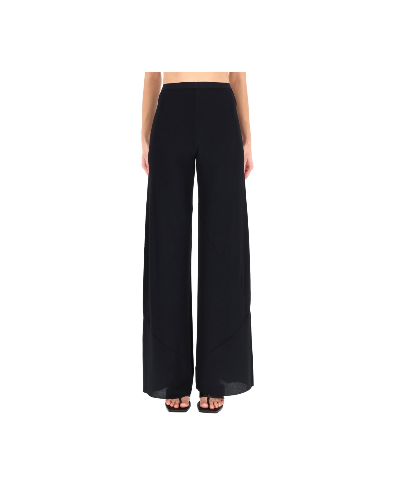 Rick Owens Lilies Pants "bias" - BLACK