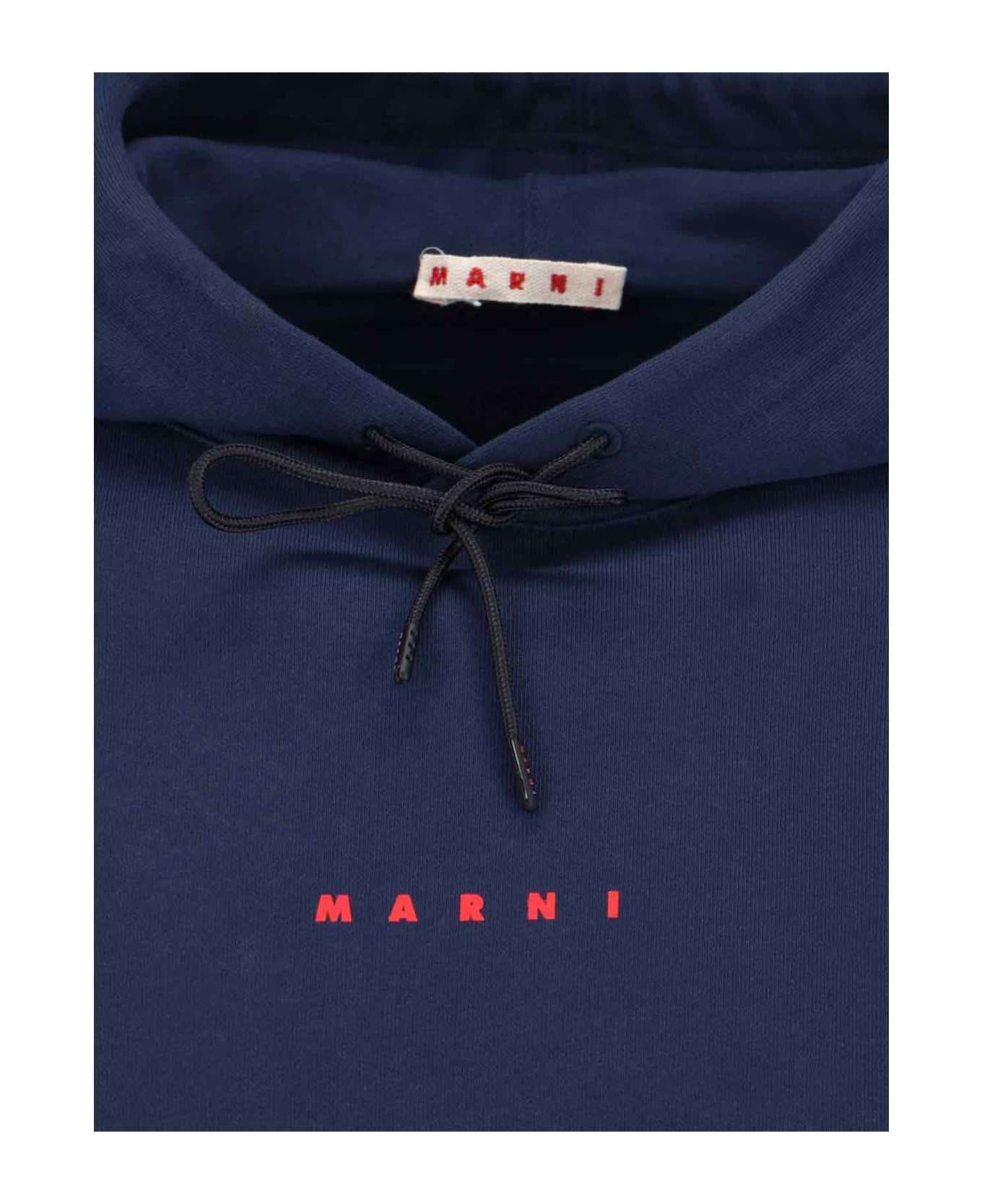 Marni Logo Hoodie - Blue