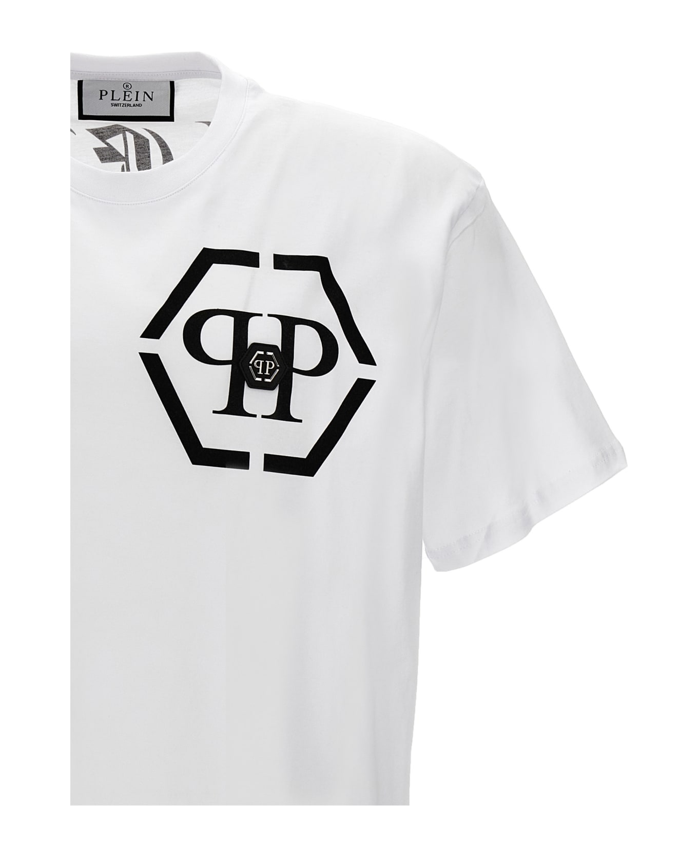 Philipp Plein Logo T-shirt - White/Black