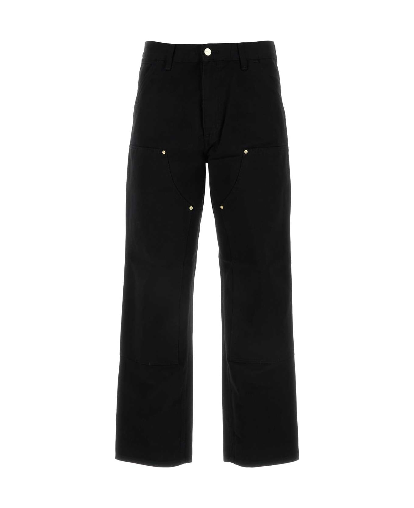 Carhartt Black Denim Double Knee Pant - BLACK