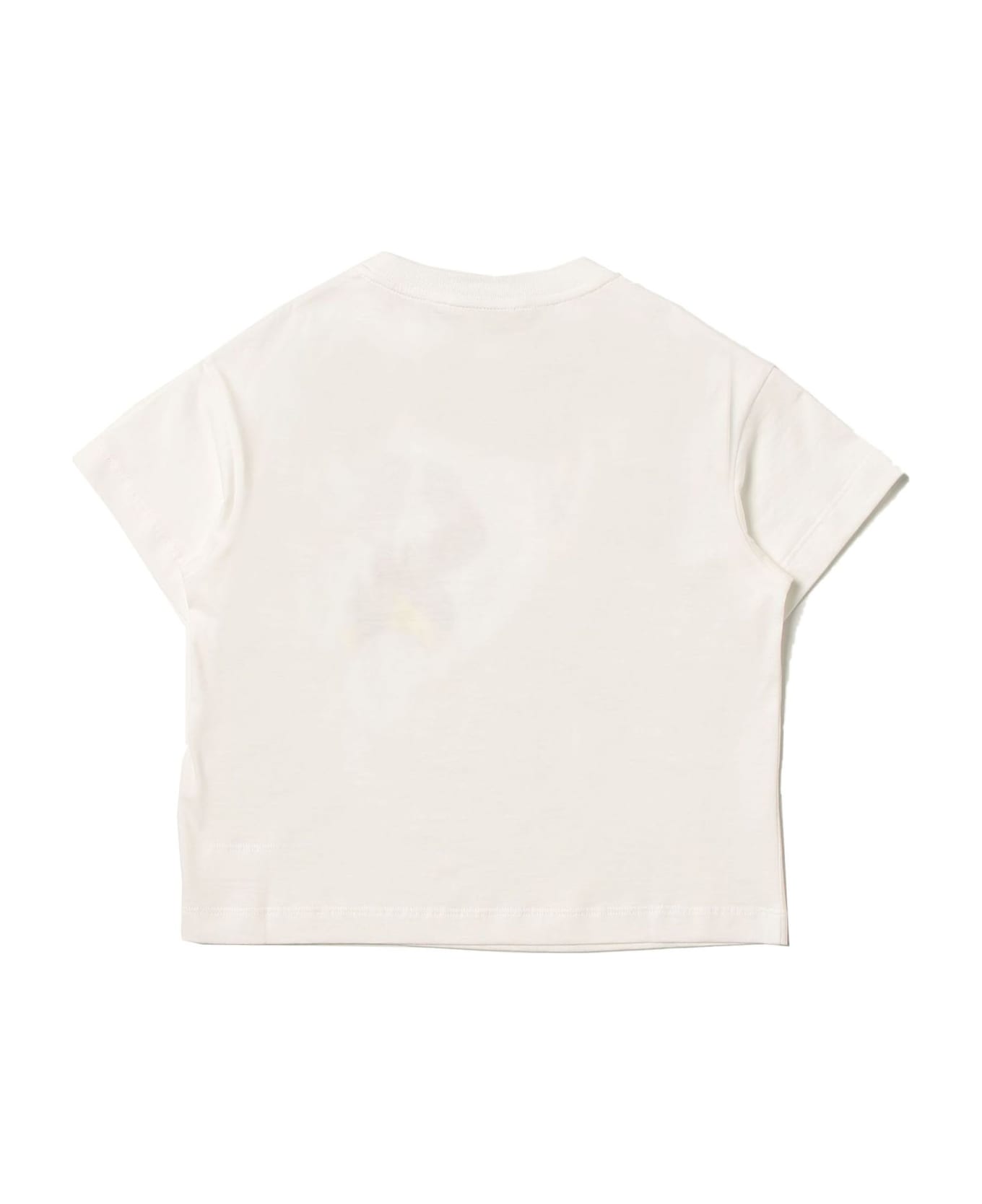 Fendi White Cotton Tshirt - Gesso