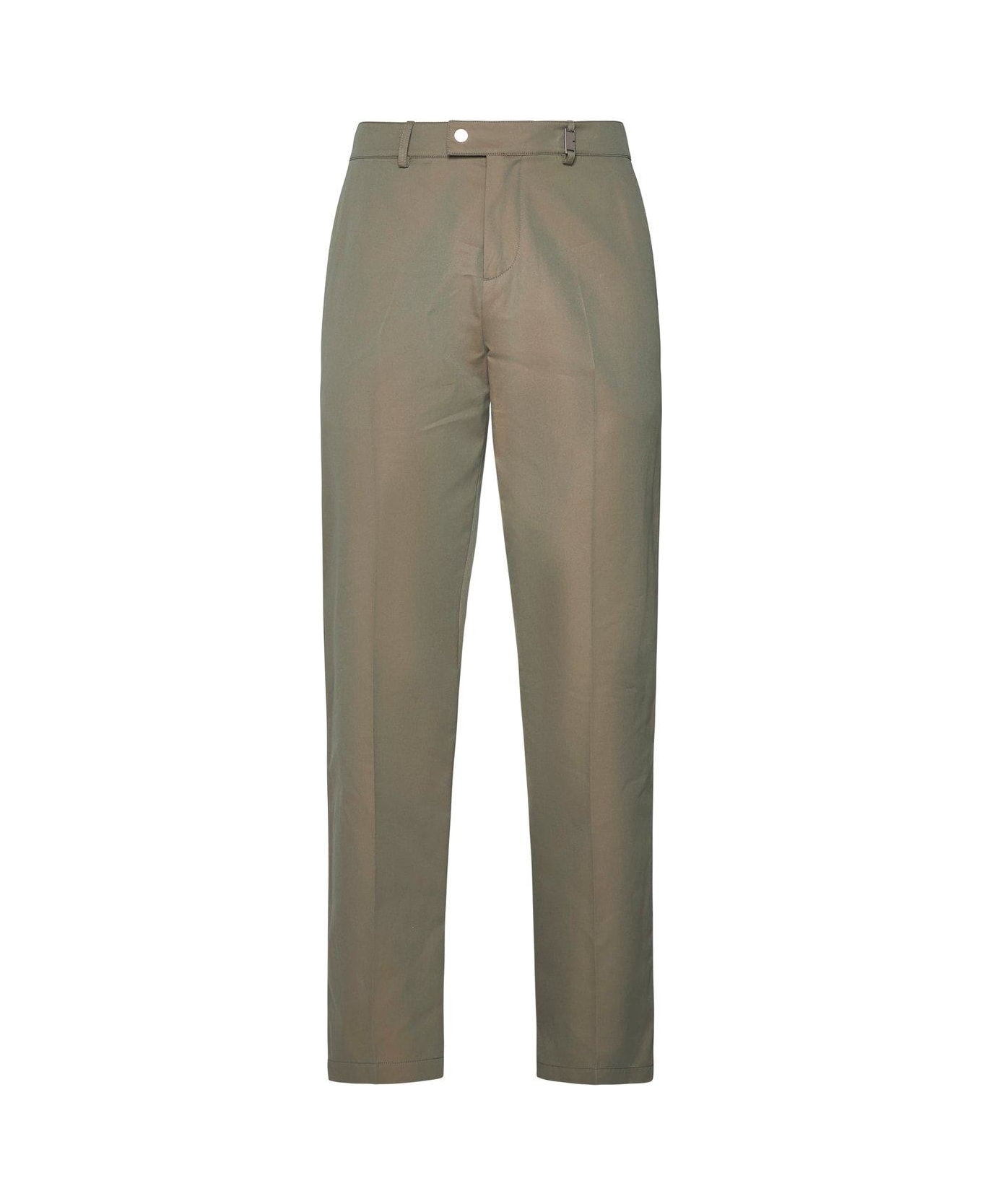 Burberry Mid Rise Straight-leg Trousers - GREEN ボトムス