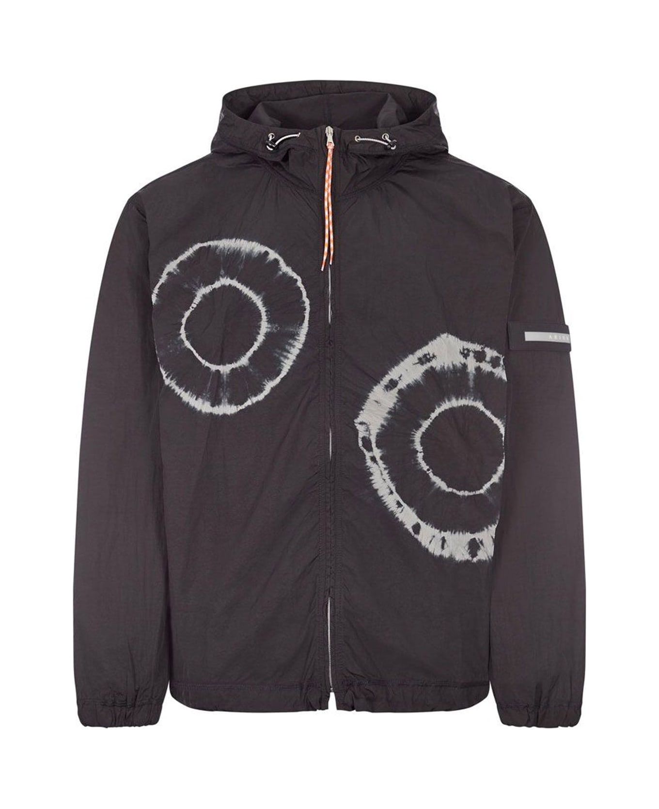 Aries Tie-dye Windcheater Jacket - Black