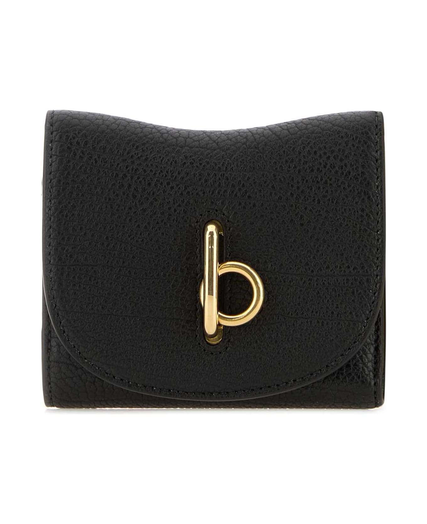 Burberry Black Leather Wallet - BLACK