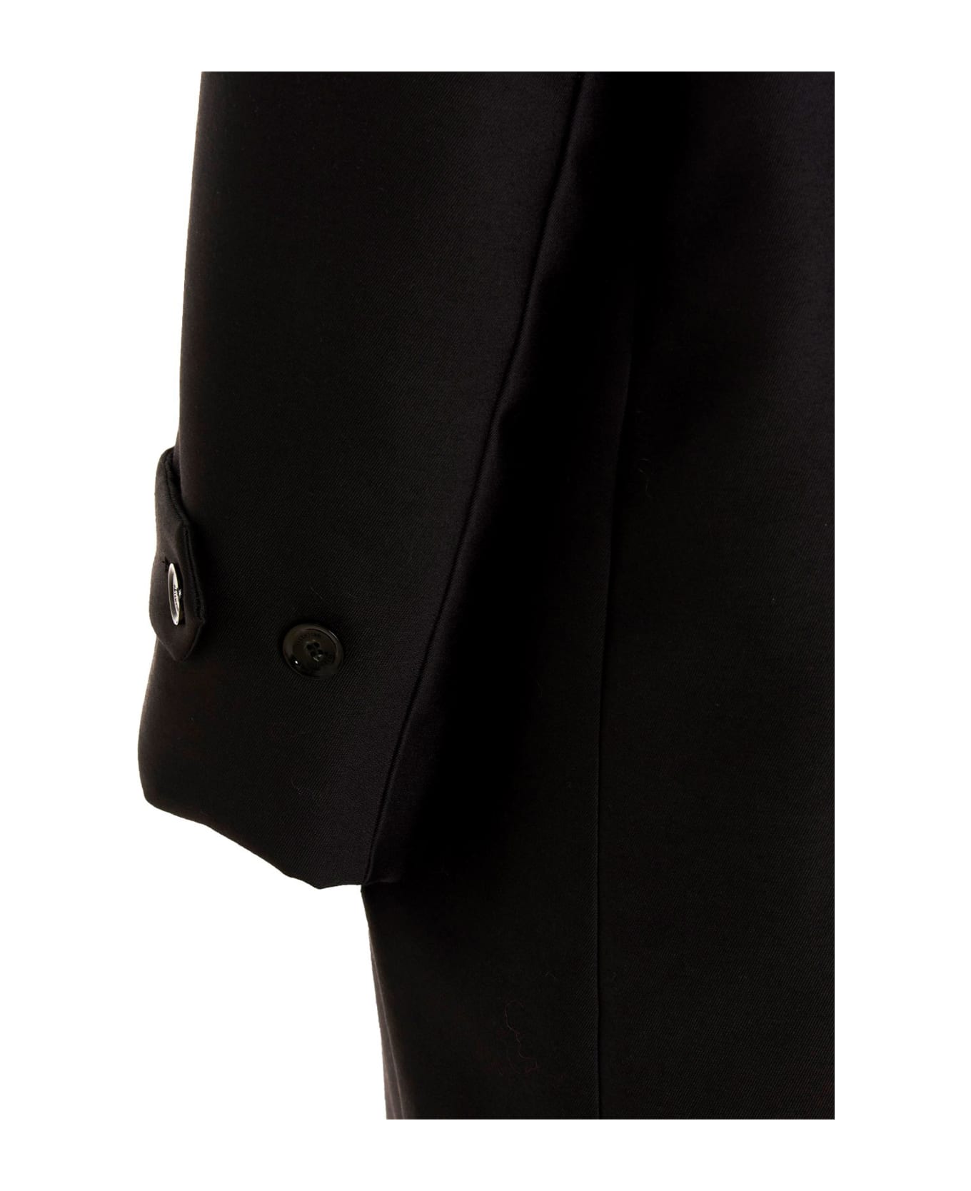 Valentino Garavani Valentino Pink Pp Collection Reversible Long Coat - Black   コート
