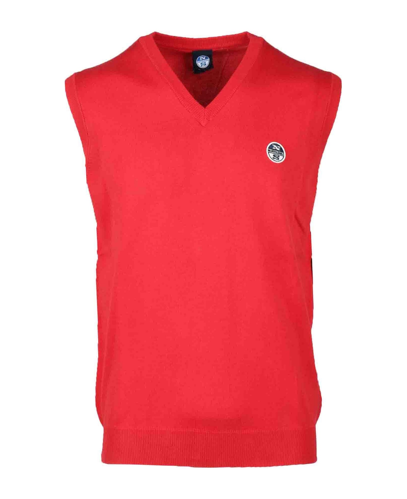 North Sails Men's Red Sweater - Red