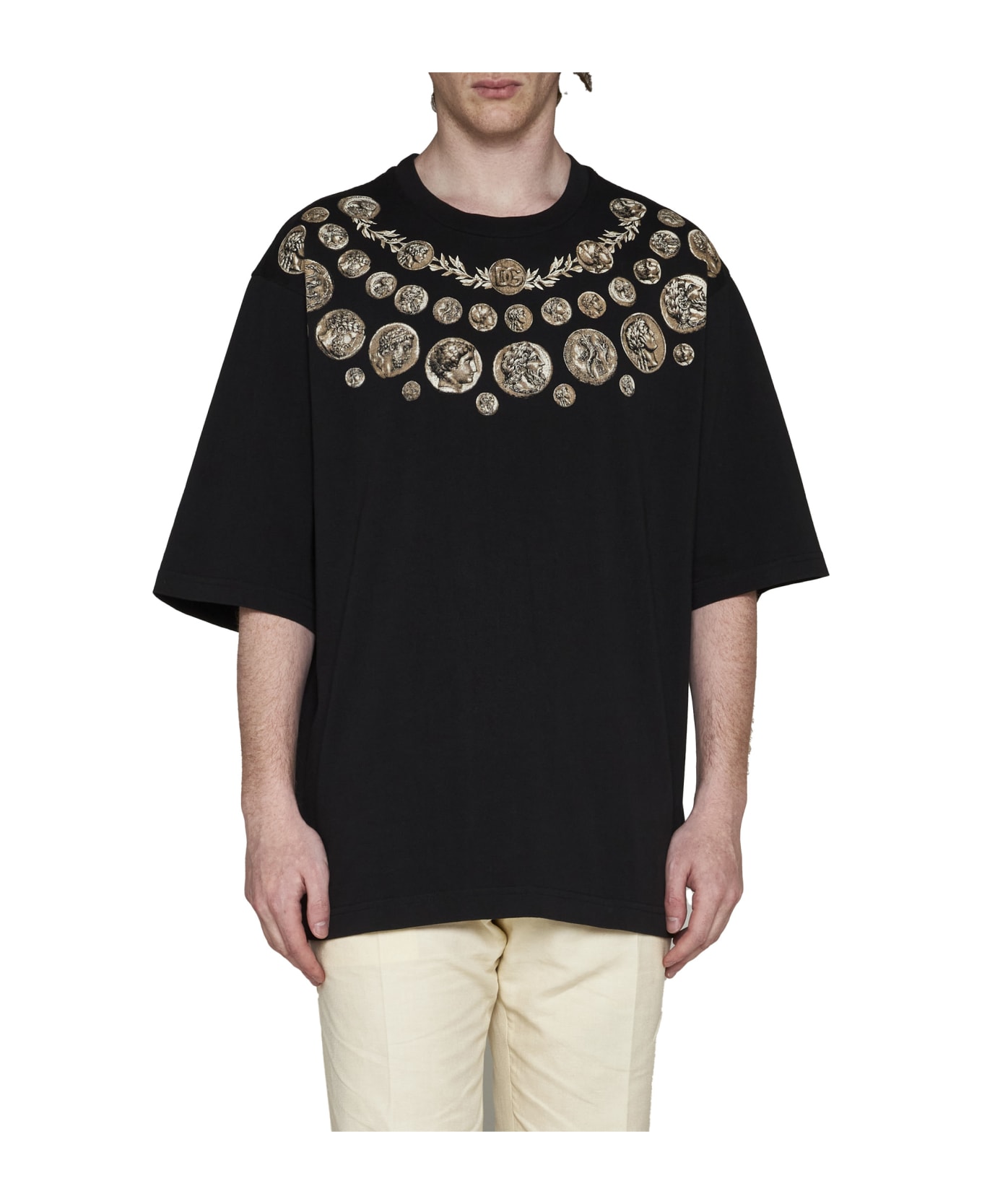 Dolce & Gabbana Graphic Print T-shirt - Black