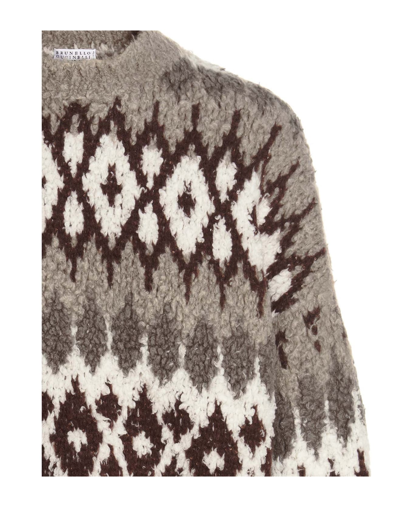 Brunello Cucinelli Jacquard Sweater - Multicolor