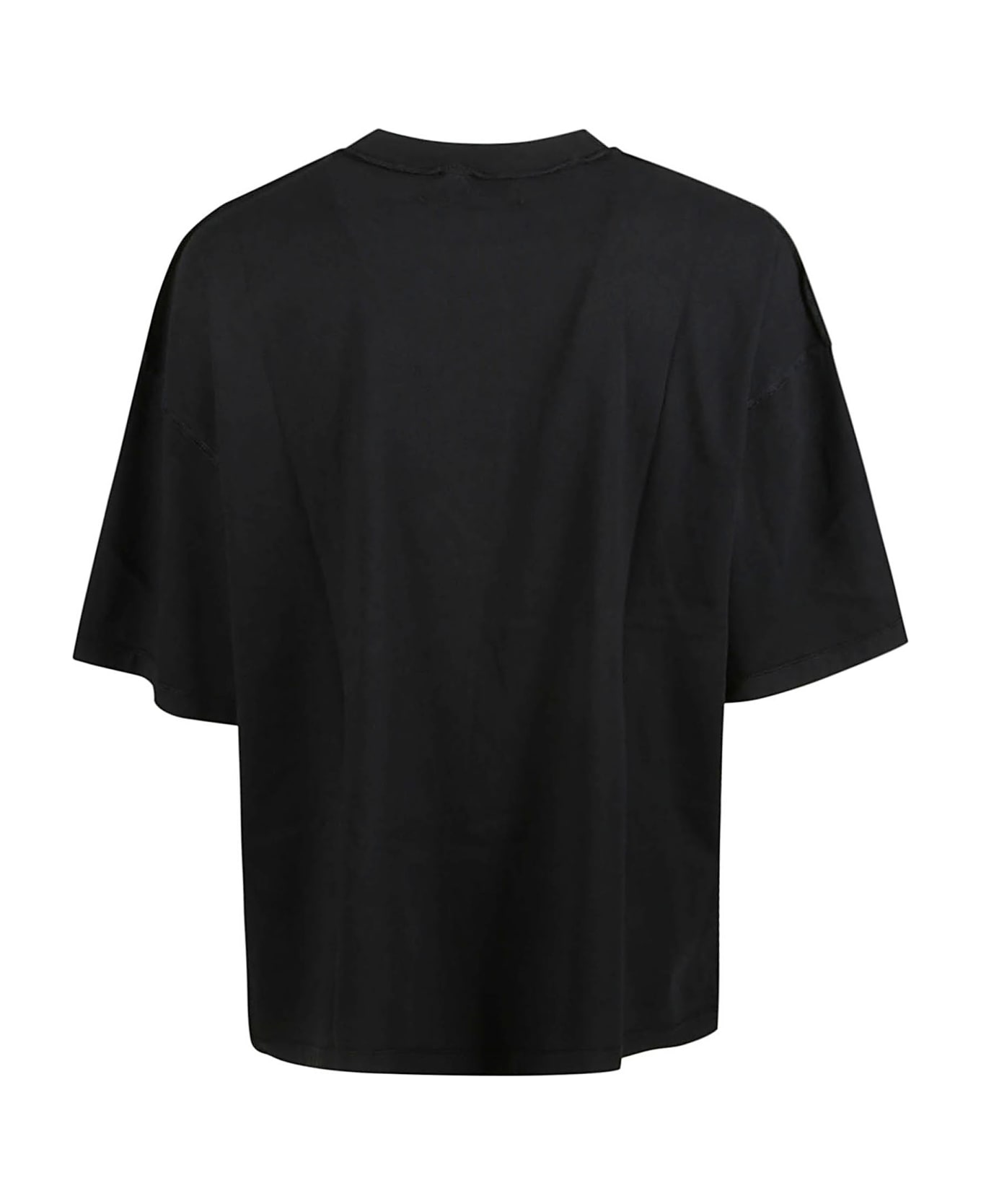 Paura Logo Oversized T-shirt - Black
