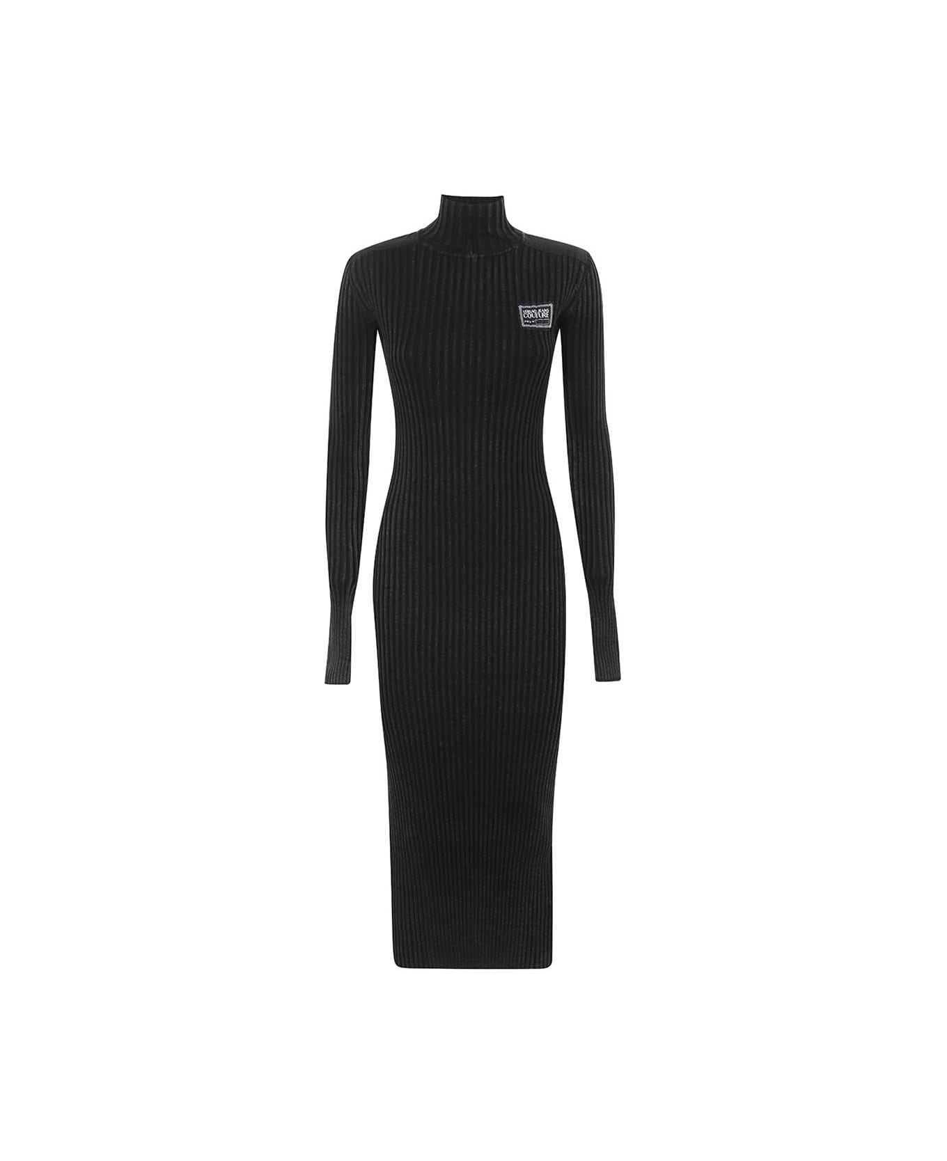 Versace Jeans Couture Knitted Dress - black