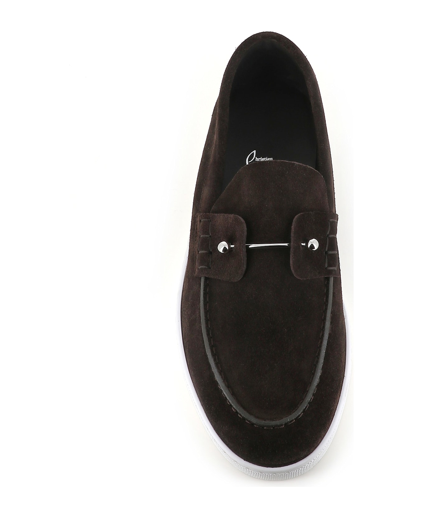 Christian Louboutin Slip-on Chambeliboat Flat - Coffee